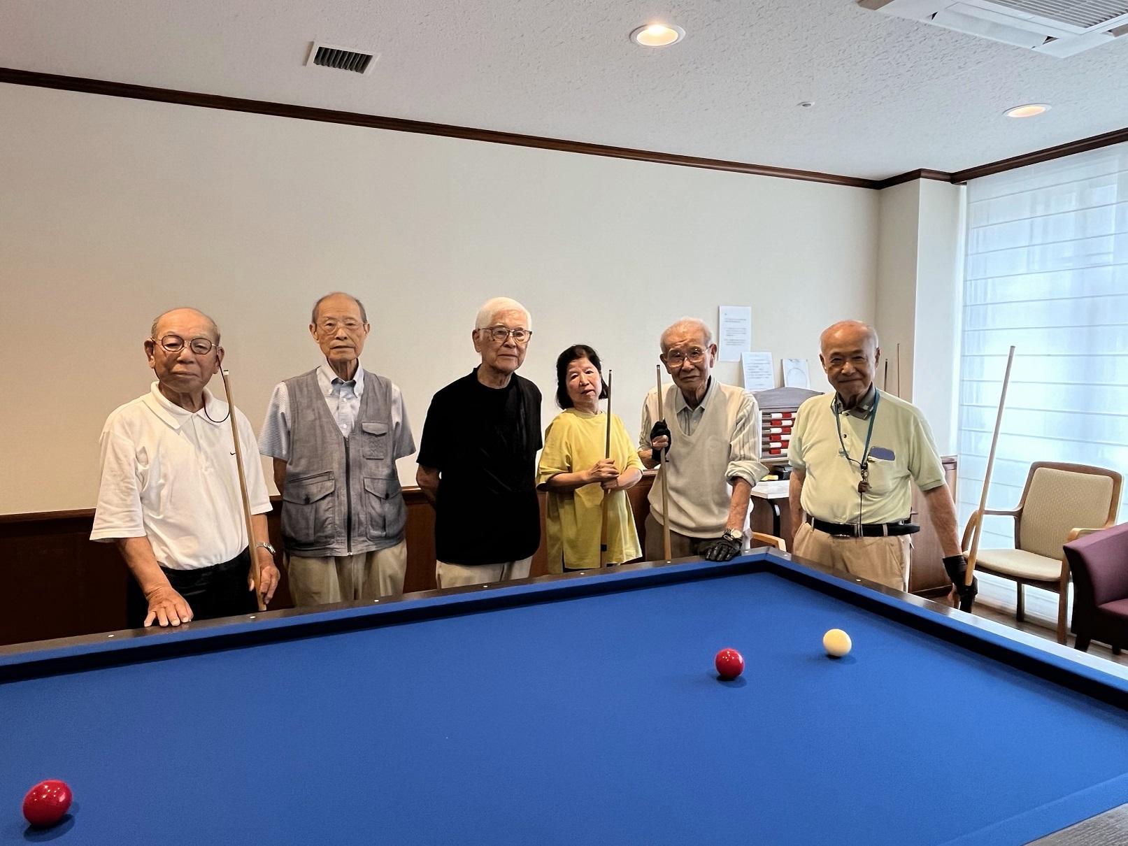 🎱祝・ビリヤード台デビュー!始球式を開催しました🎉