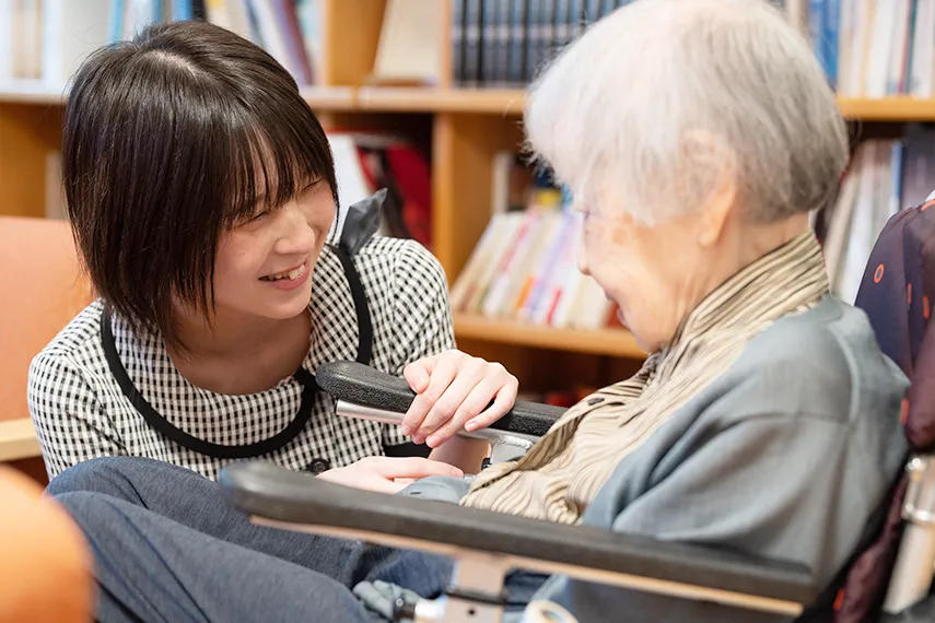 ご入居者、ご家族、スタッフなど関係者全員が安心できるサポートに関われる事です